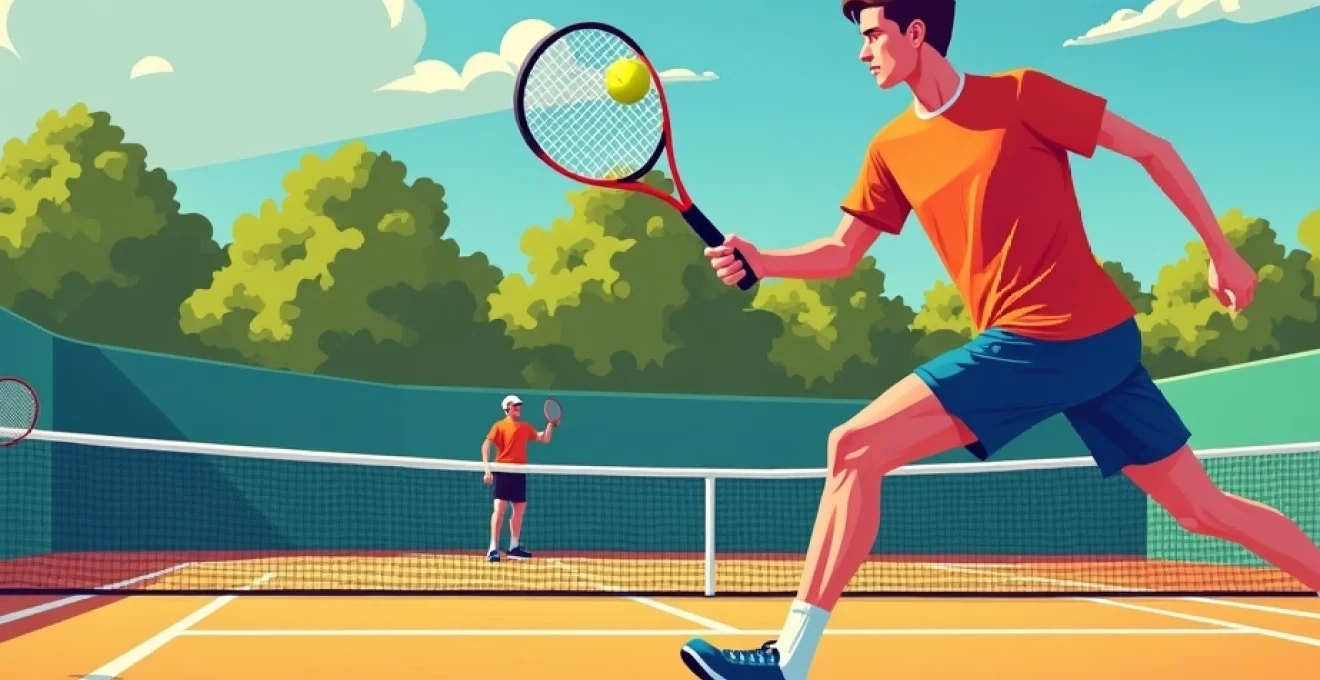 Spielen Sie Tennis